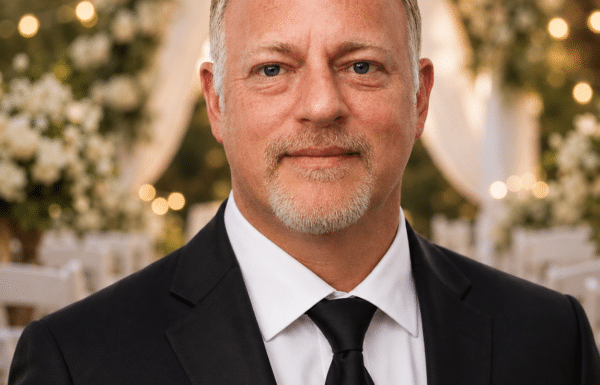 John Johnson, owner and wedding officiant of Timeless Tributes LLC.